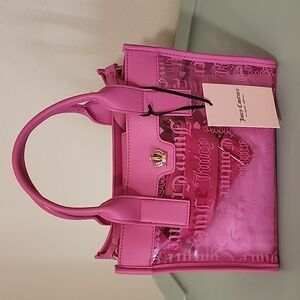 Juicy Couture pink beachin small tote NWT